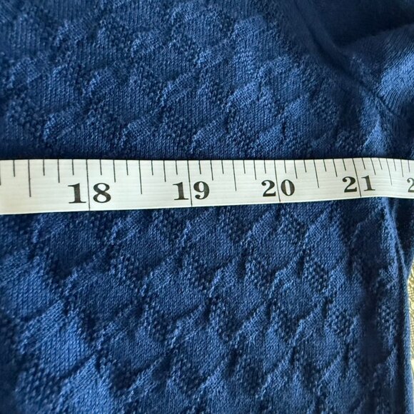 Zanone (Slowear) Men's Cotton Luxury Knit Polo, Navy Blue, Size 52 EU (RT $415) - Picture 8 of 10